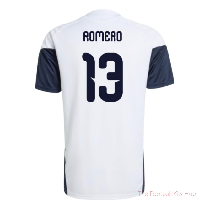 2026-2027 Argentina Training Jersey (White) (Romero 13)