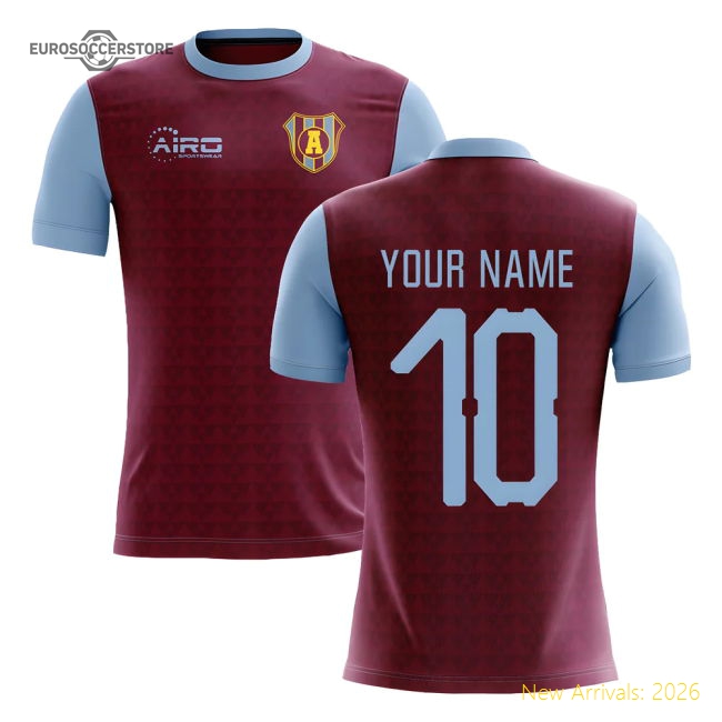 Elite 2025-2026 Villa Home Concept Football Shirt Your Name