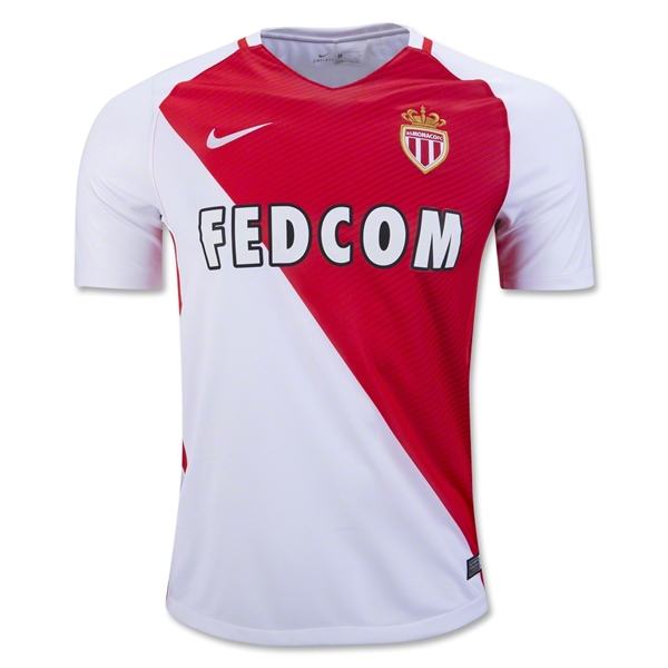 Breathable Cheap Monaco Soccer Jersey Football Shirt Home 201617