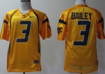 Men's None Yellow 2024 moisture wicking Stedman Bailey #3 embroidered