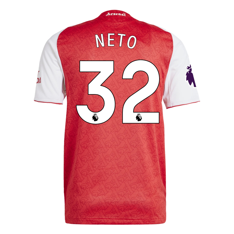 Arsenal Norberto Neto 2025-2026 UCL Home Jersey – Authentic Shirt