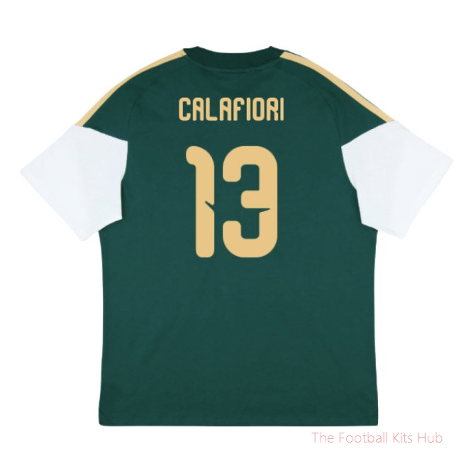 2026-2027 Italy Training Tee (Green) (Calafiori 13)