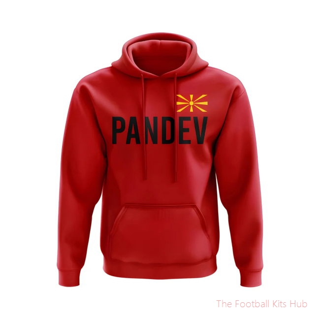 Goran Pandev Macedonia Name Hoody (Red)