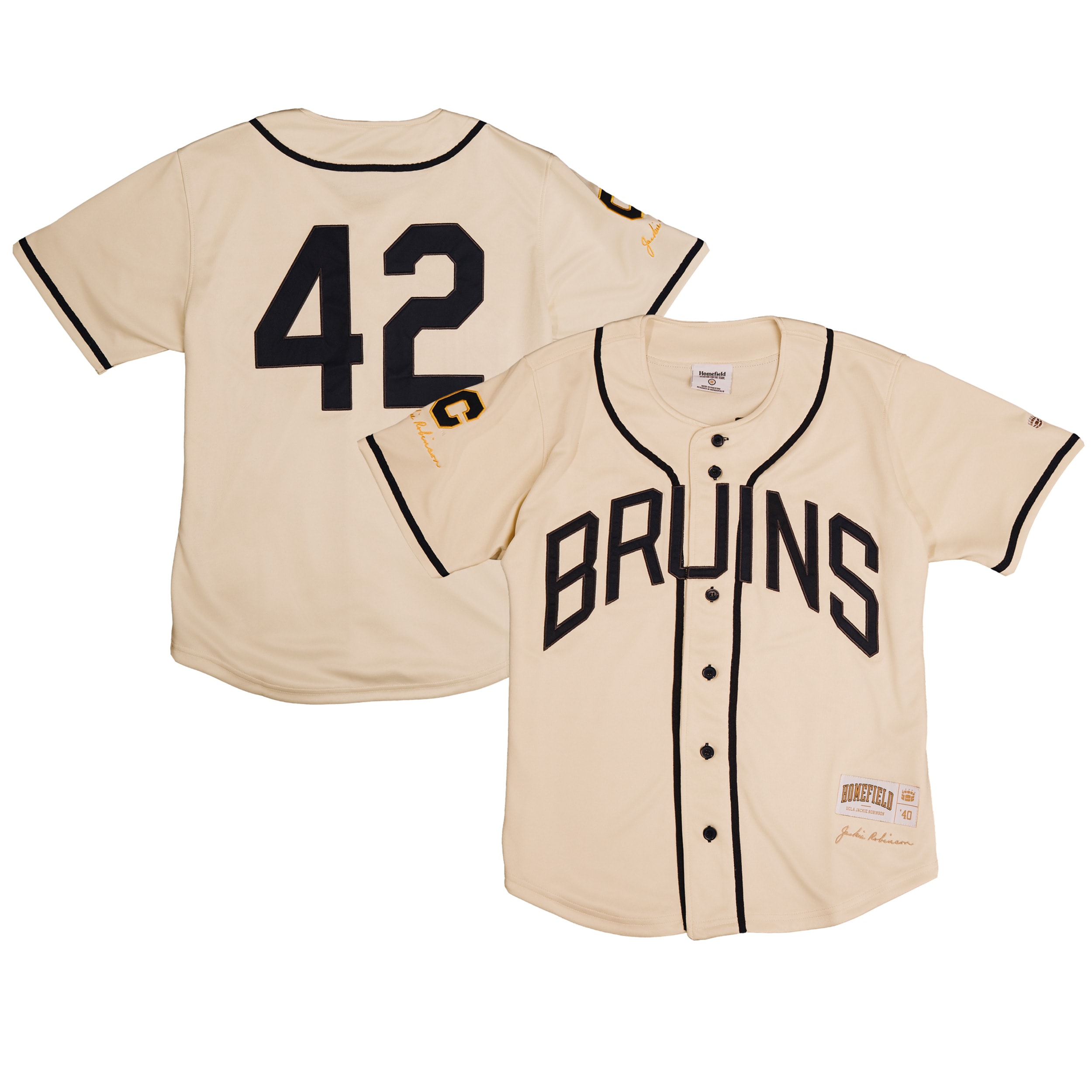 [NJP] Women's UCLA Bruins Homefield Baseball Jersey - Navy