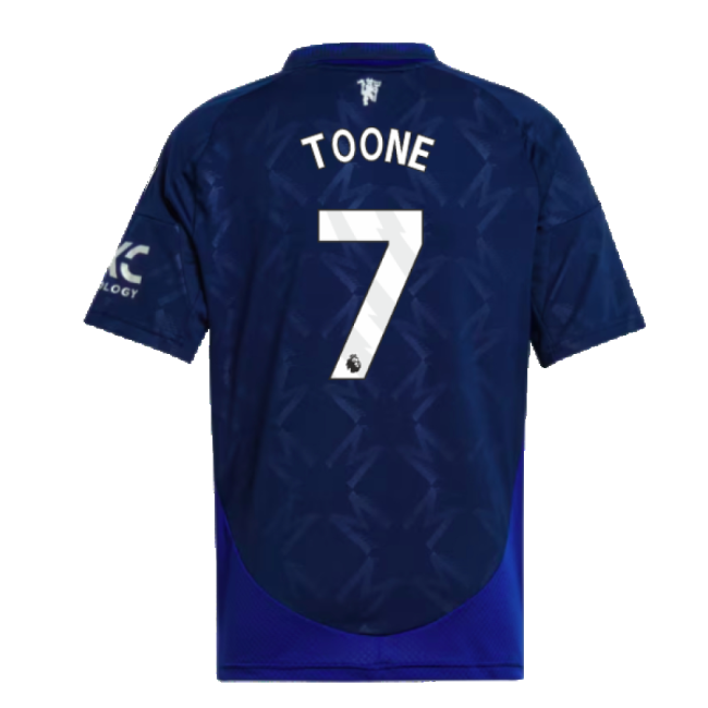Affordable Man Utd Toone 7 2024-2025 Man Utd Away Shirt (Kids) (Too...