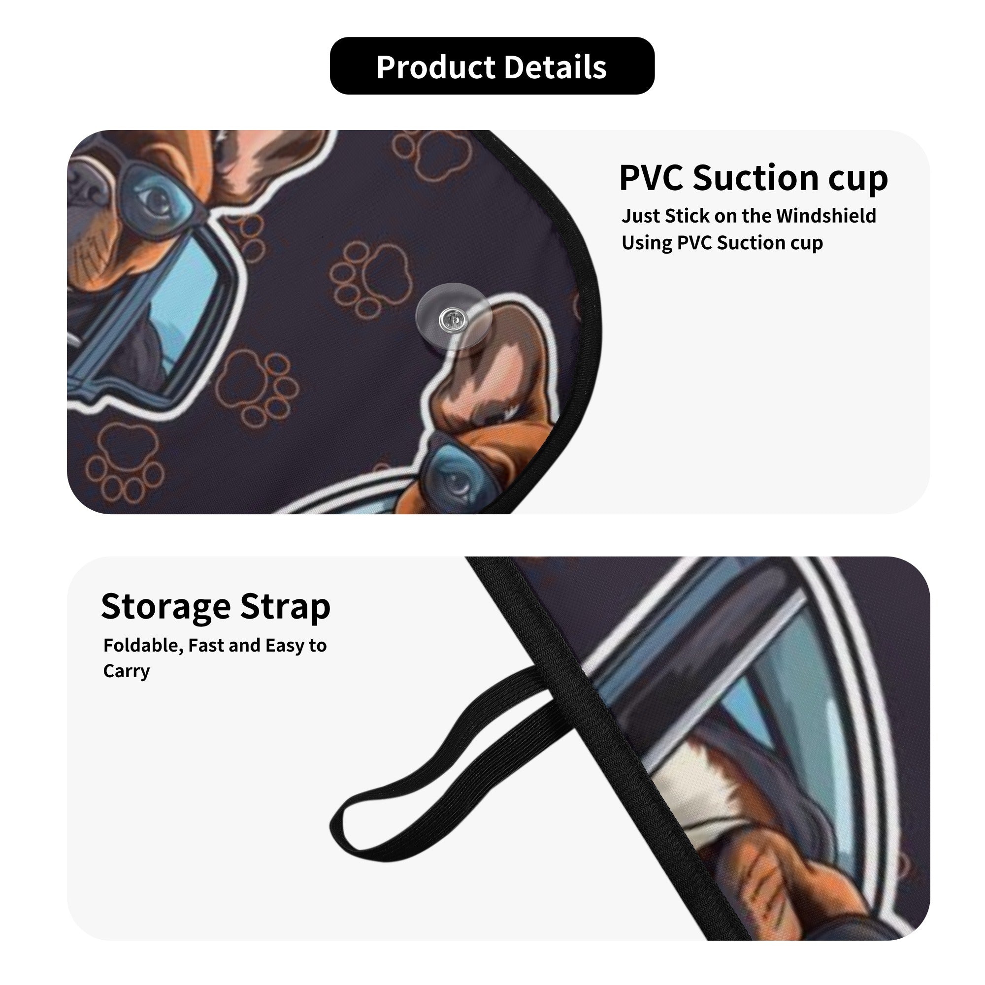 Premium Durable Ferocious - Car Auto Sun Shade for Everyday Wear