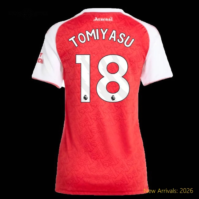 2025-2026 Arsenal Home Fan Version Ladies' Soccer Jersey Soccer Fan Gear