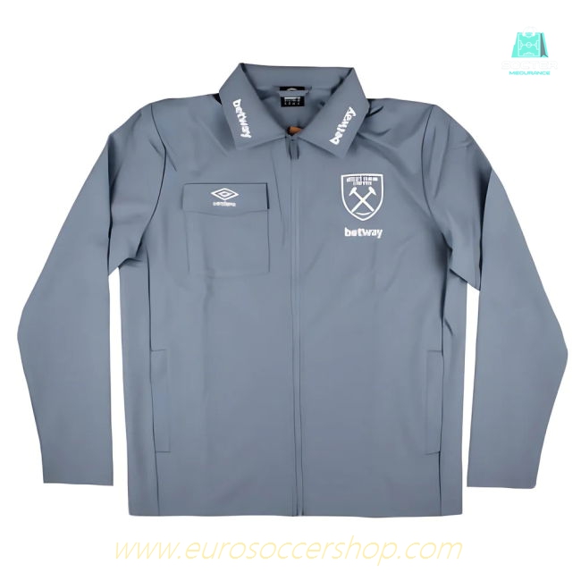 2024-2025 West Ham Presentation Jacket (Flint Stone)