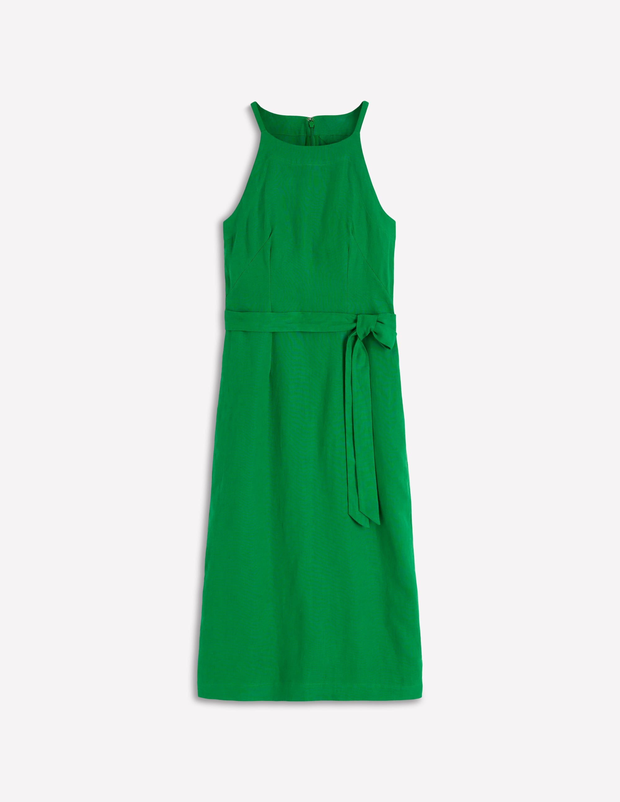 Rosa Halter Linen Midi Dress