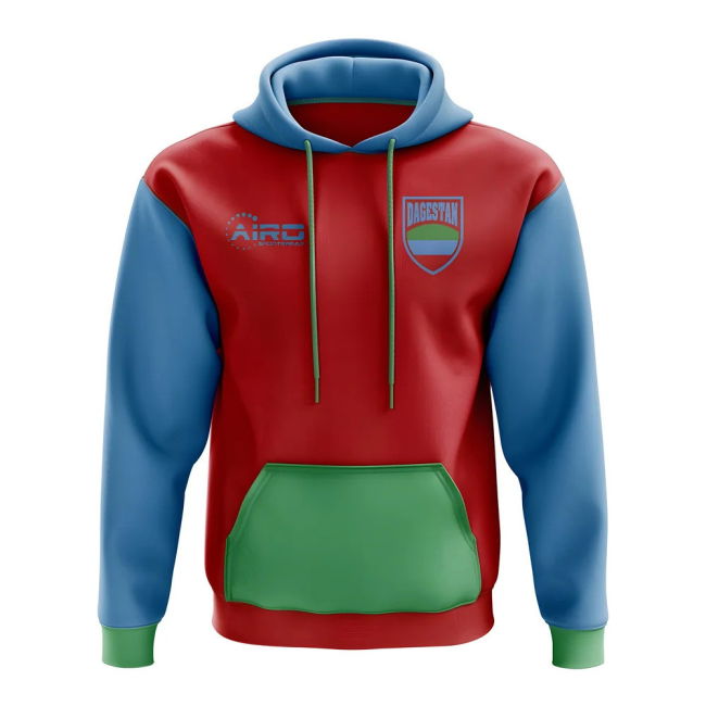 Authentic Dagestan Concept Country Football Hoody (Red)