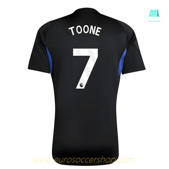 2025-2026 Man Utd EU Training Jersey (Black) - Kids (Toone 7)