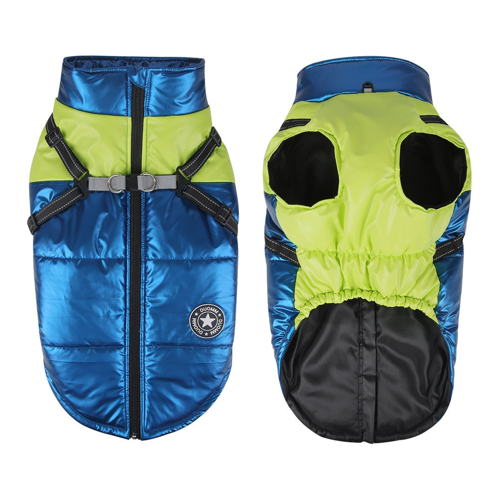 French Bulldog Winter Jacket With Reflective Harness (WS088)