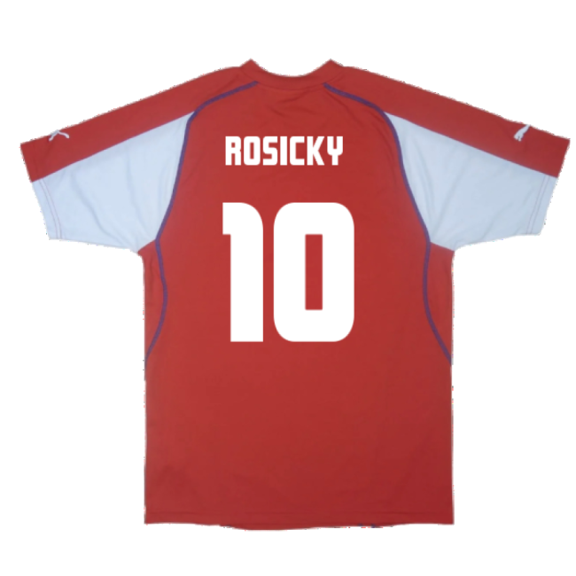 Czech Republic 2003-04 Home Shirt ((Excellent) L) (Rosicky 10)