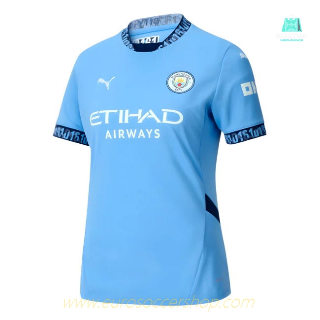 2024-2025 Man City Home Shirt (Womens) (De Bruyne 17)