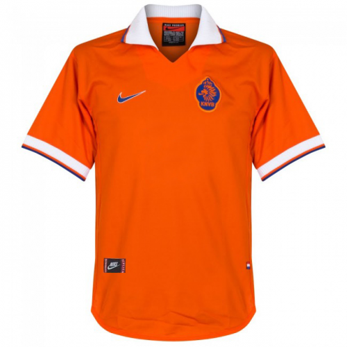 Moisture Wicking Netherlands Home 1997-98 Retro Soccer Jersey Shirt