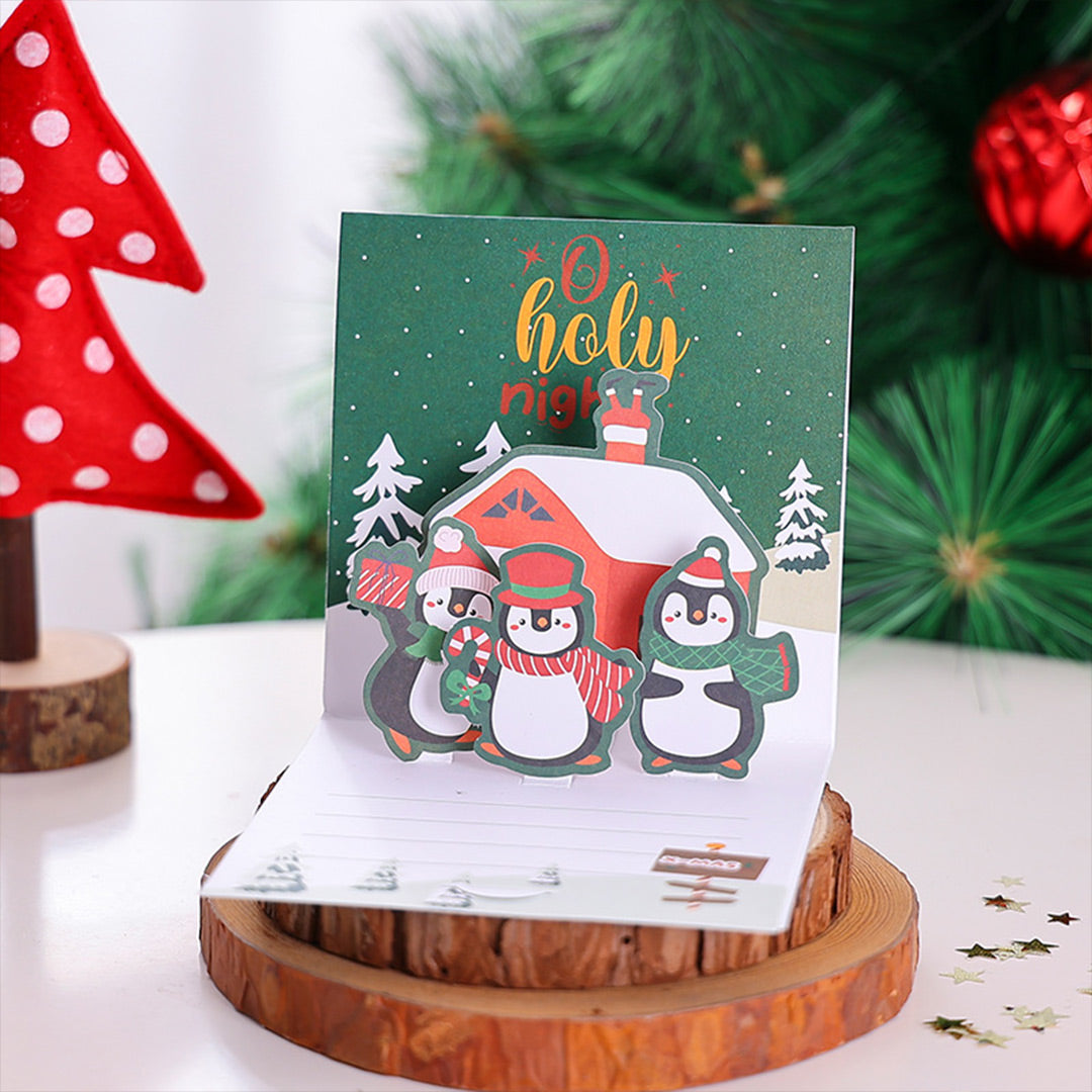 1 Pcs Random Style Personalized Christmas Greeting Card Authentic Kit