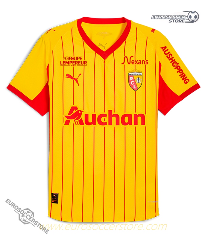 RC Lens' 25-26 Home Football Jersey