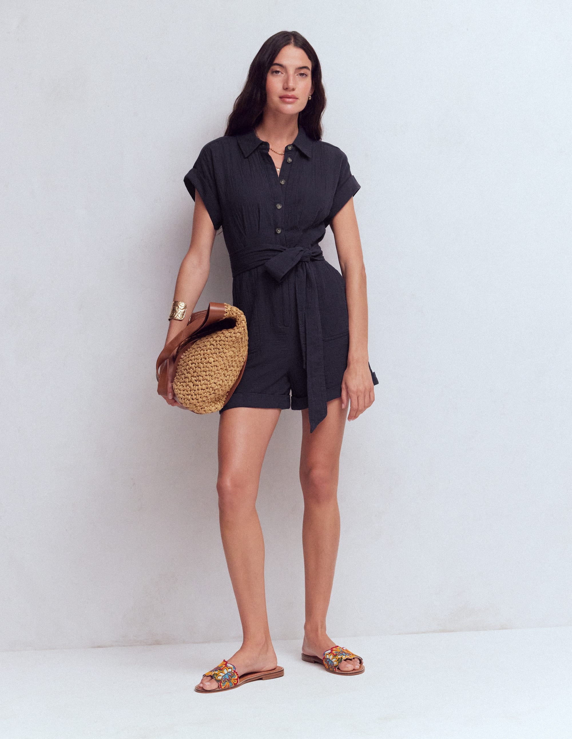 Kay Double Cloth Playsuit