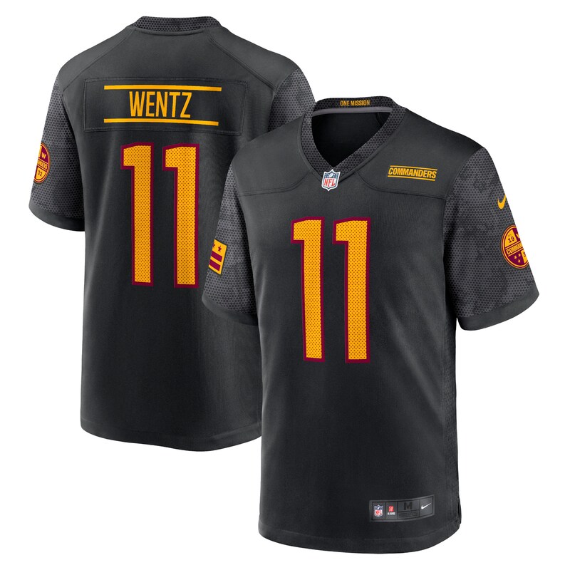 None Carson Wentz WAS Commanders Iconic High-Quality Jersey Football A