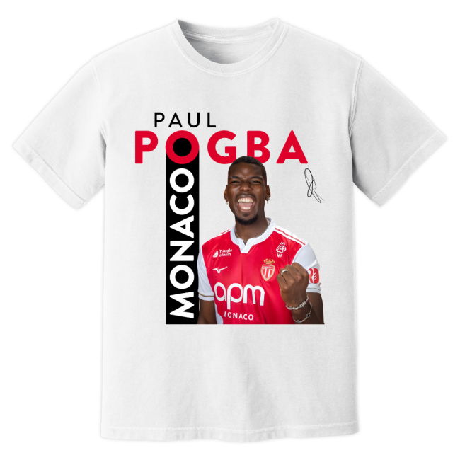 Monaco Pogba #none Elite Performance Match Day 2024-2025 Season Fan...