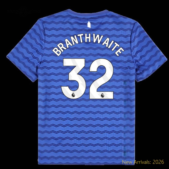 Everton Branthwaite Durable Kids Jersey Climacool Moisture-wicking