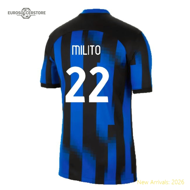 Kid-approved Kids Football Team Milito Jersey 2025-2026 Flexible