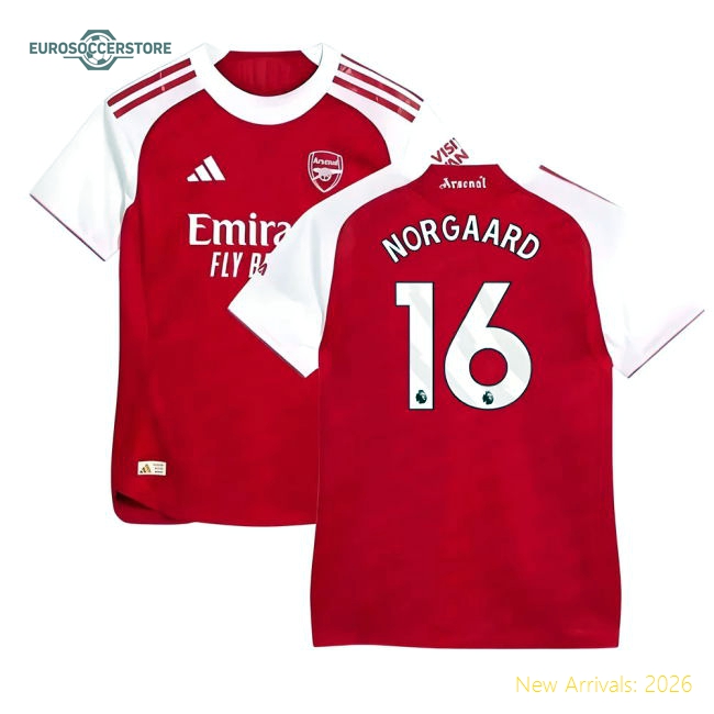 2025-2026 Arsenal Home Fan Version Womens Soccer Jersey Soccer Wear