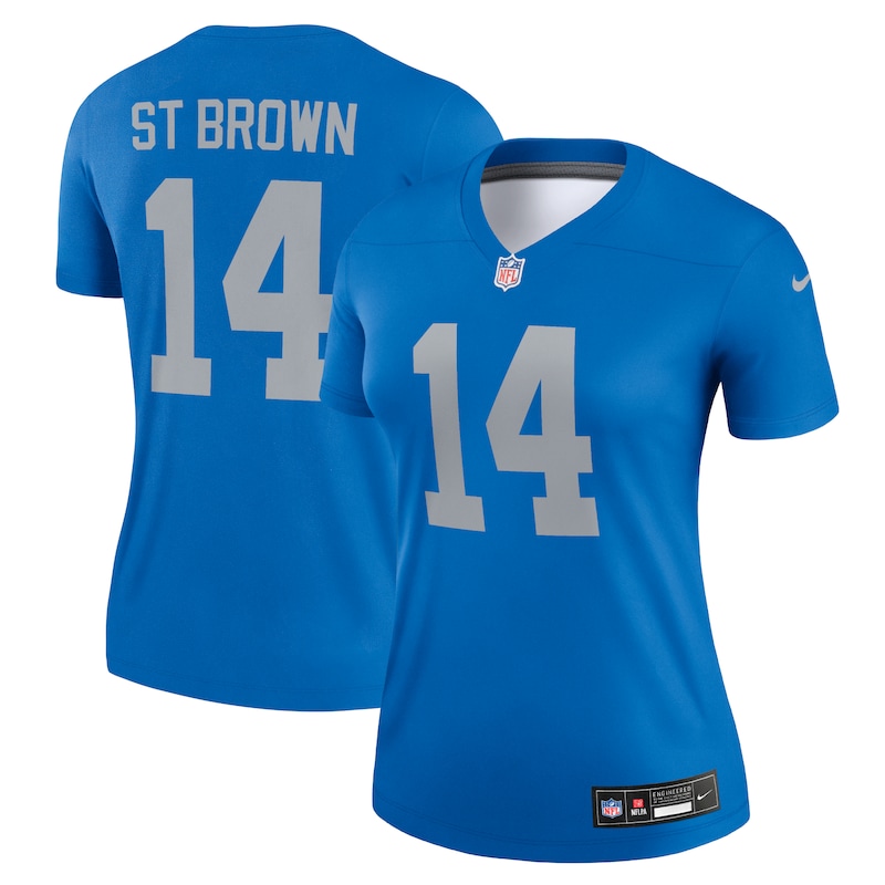 None Amon-Ra St. Brown DET Lions Dynamic High-Quality Jersey
