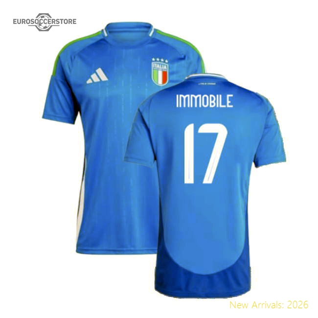 Italy 2024 Home Jersey Shirt Football Fan Apparel Football Fan Match Day Match Day Essential