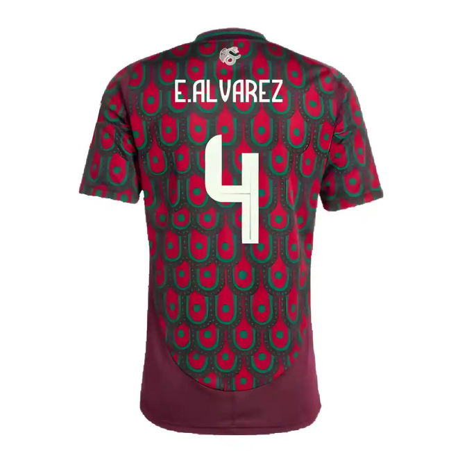 Elite 2024-2025 Mexico Home Shirt (E.Alvarez 4) Match-Ready