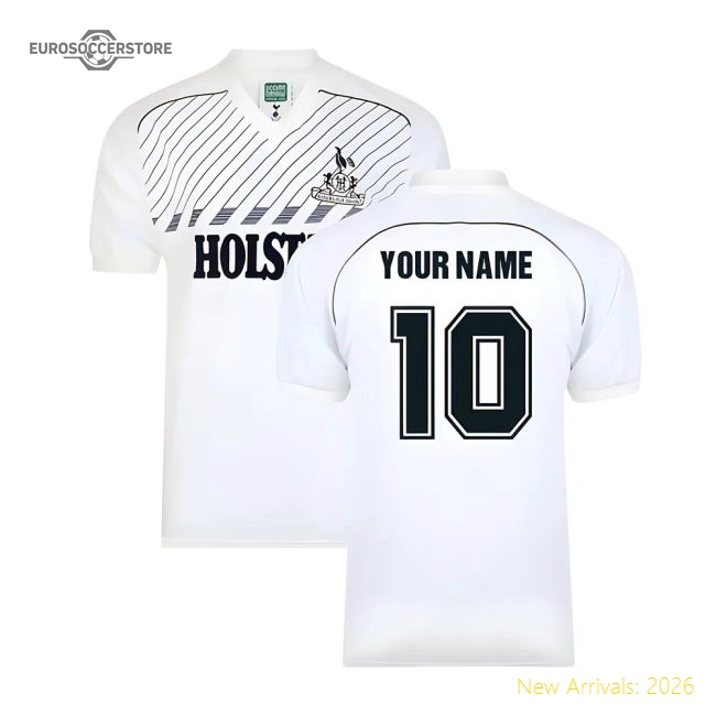 Spurs 1986 Retro Home Shirt (your Name) - Authentic Design