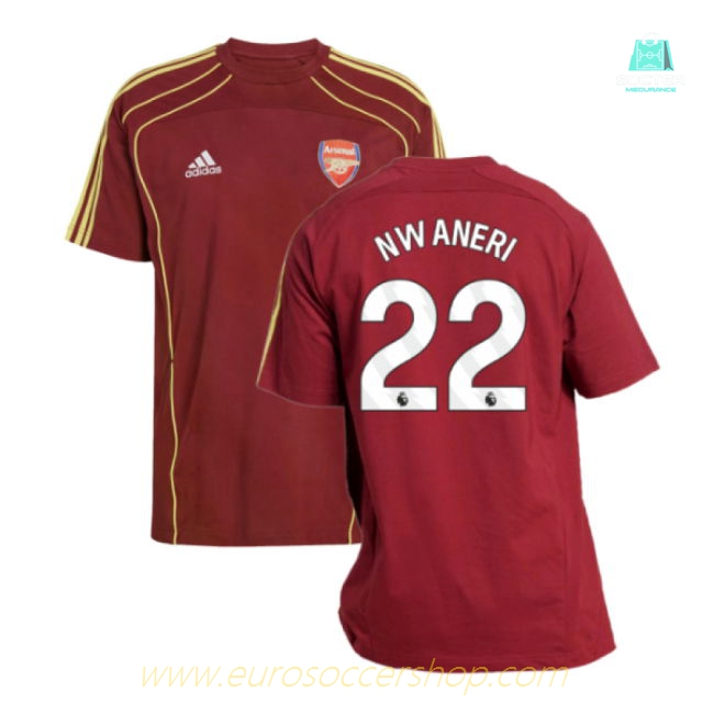 2025-2026 Arsenal UBP Tee (Noble Maroon) (Nwaneri 22)