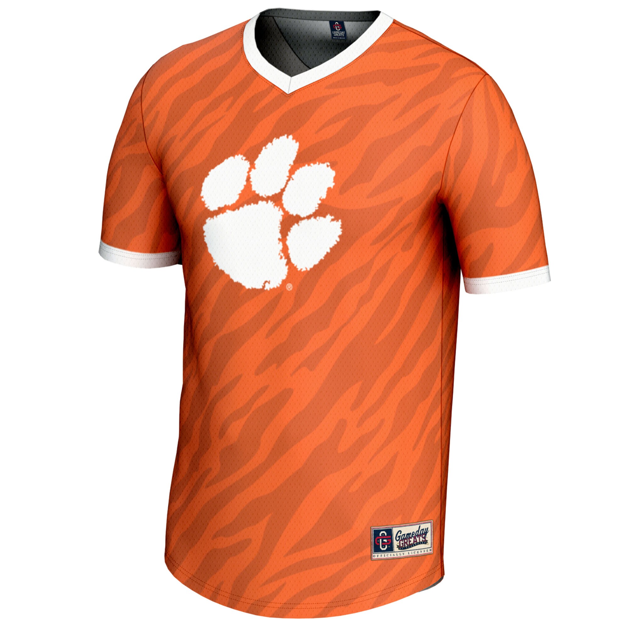 [DDG] Clemson Tigers GameDay Greats Unisex Lightweight Pickleball Jersey - Orange