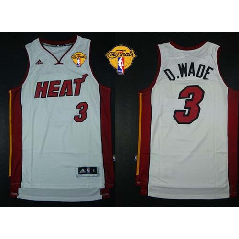 Collector's Item Value Men's Miami Heat #3 Dwyane White Basketball Jersey