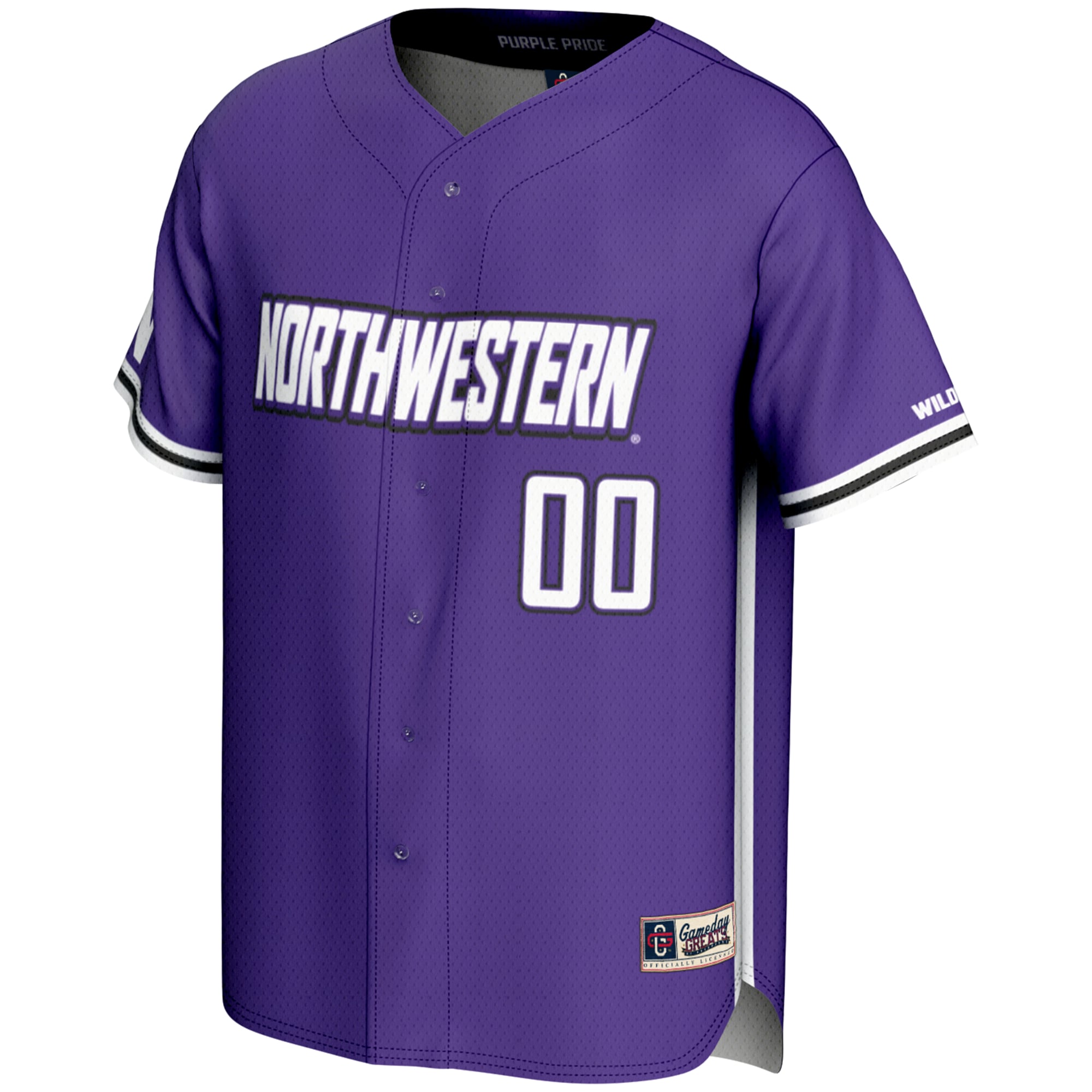 Northwestern Wildcats GameDay Greats NIL Pick-A-Player Lightweight Baseball Jersey - Purple