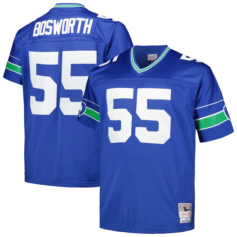 None Brian Bosworth SEA Seahawks Legendary Premium Jersey Game Day Wea