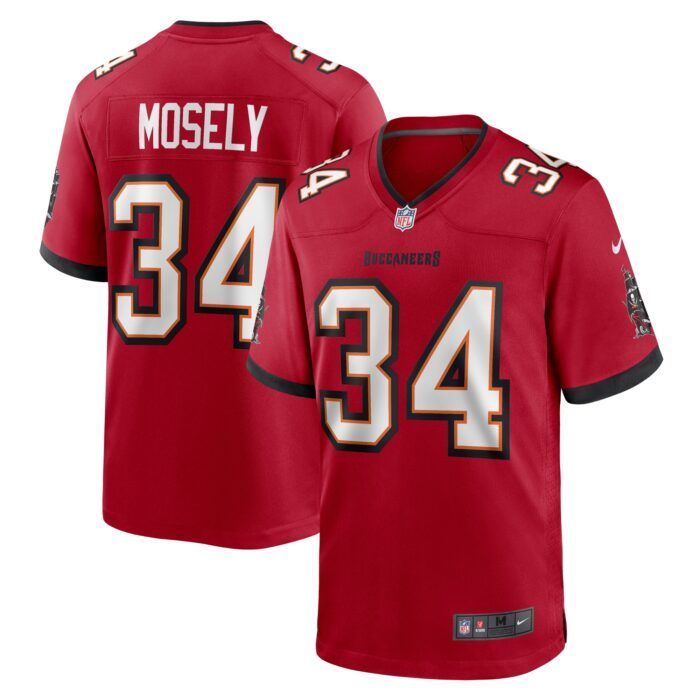 Men's Tampa Bay Buccaneers Quandre Mosely Nike Red Game Je...