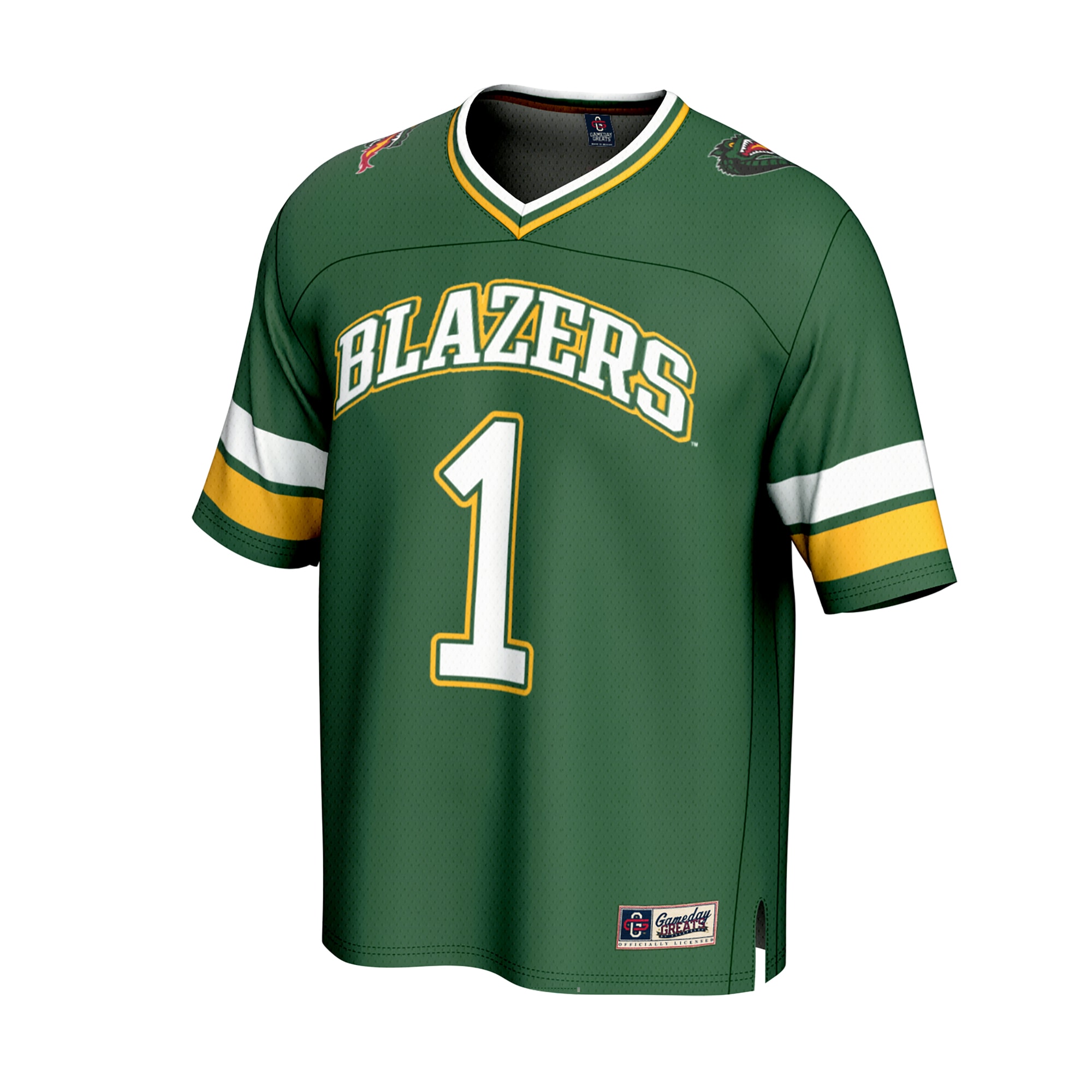 #1 UAB Blazers GameDay Greats Youth Lightweight Football Fashion 2026/2027 Football Jersey - Green