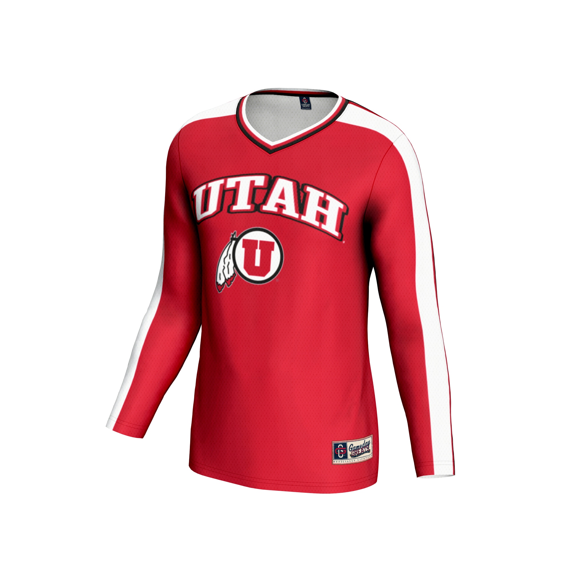 [DDG] Utah Utes GameDay Greats Unisex #1 Lightweight Volleyball Fashion Jersey - Red