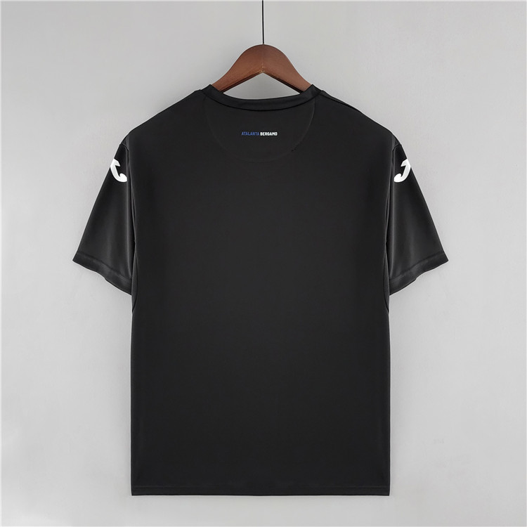2223 Atalanta BC Away Black Soccer Jersey Football Shirt - Official