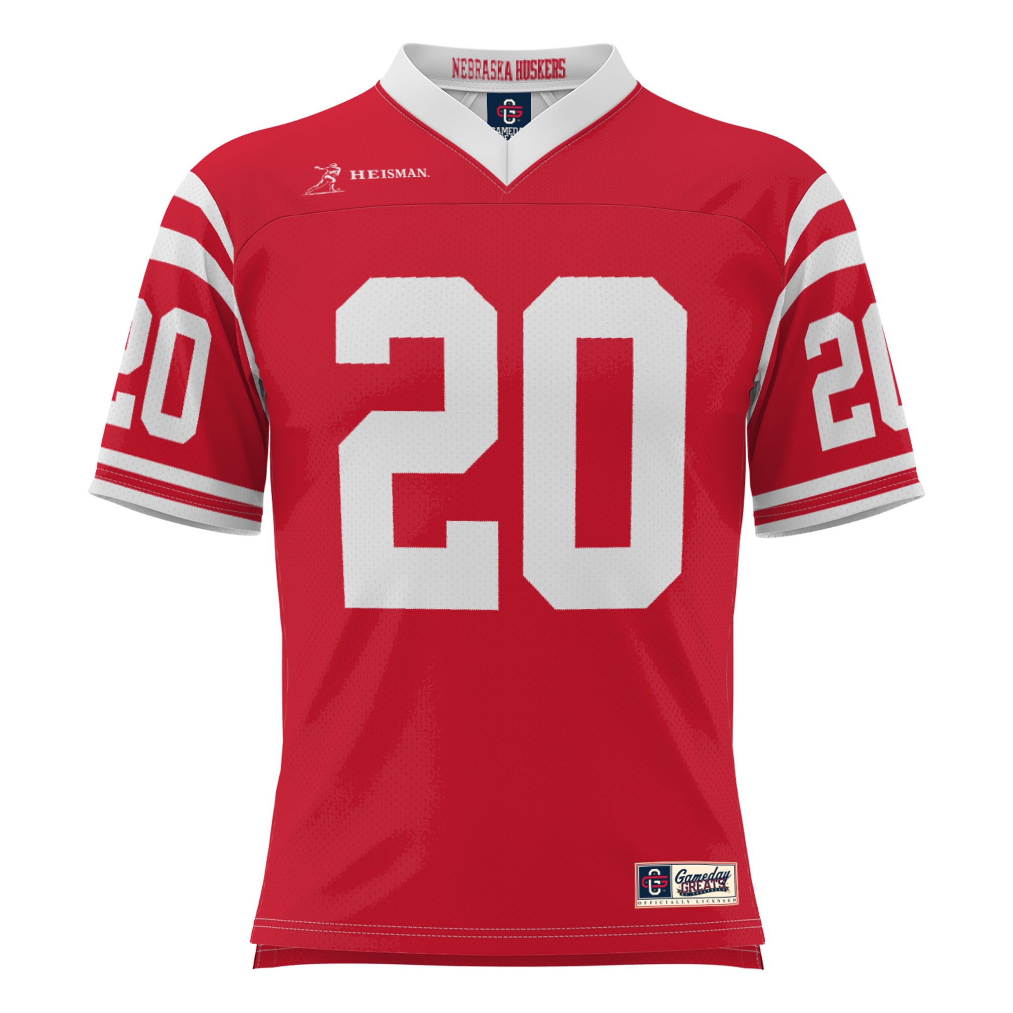 [DDG] Johnny Rodgers Nebraska Huskers GameDay Greats Lightweight Fashion Heisman Jersey - Scarlet