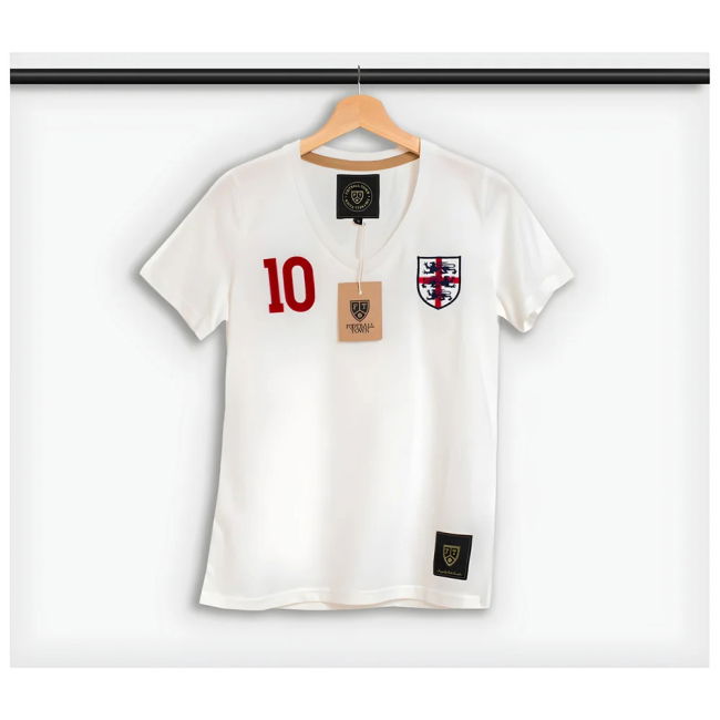 England The Lions Cross 10 Retro Shirt (Womens)