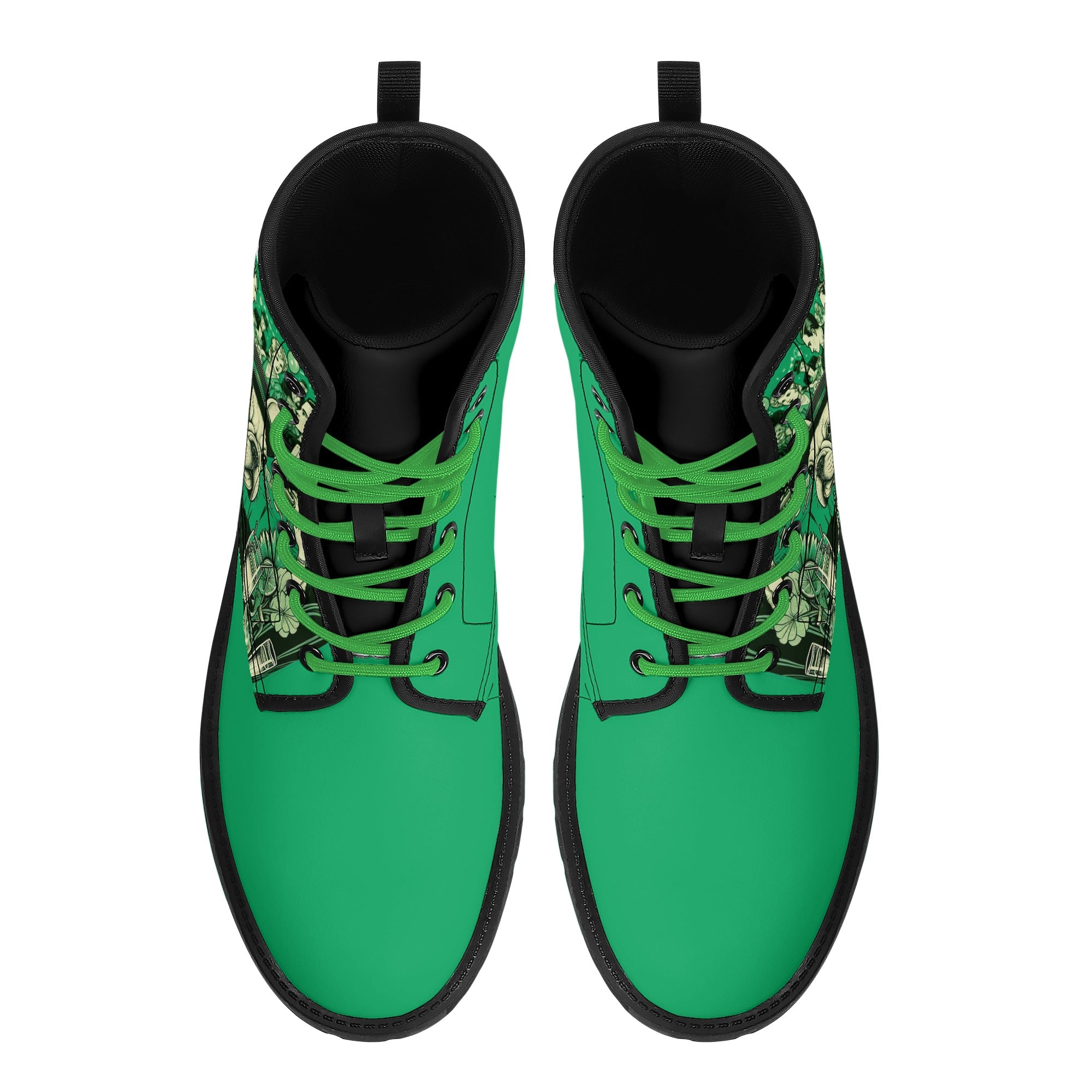 Culture-Inspired Fashion-Forward Gracie - Leather Boots for Daily Life