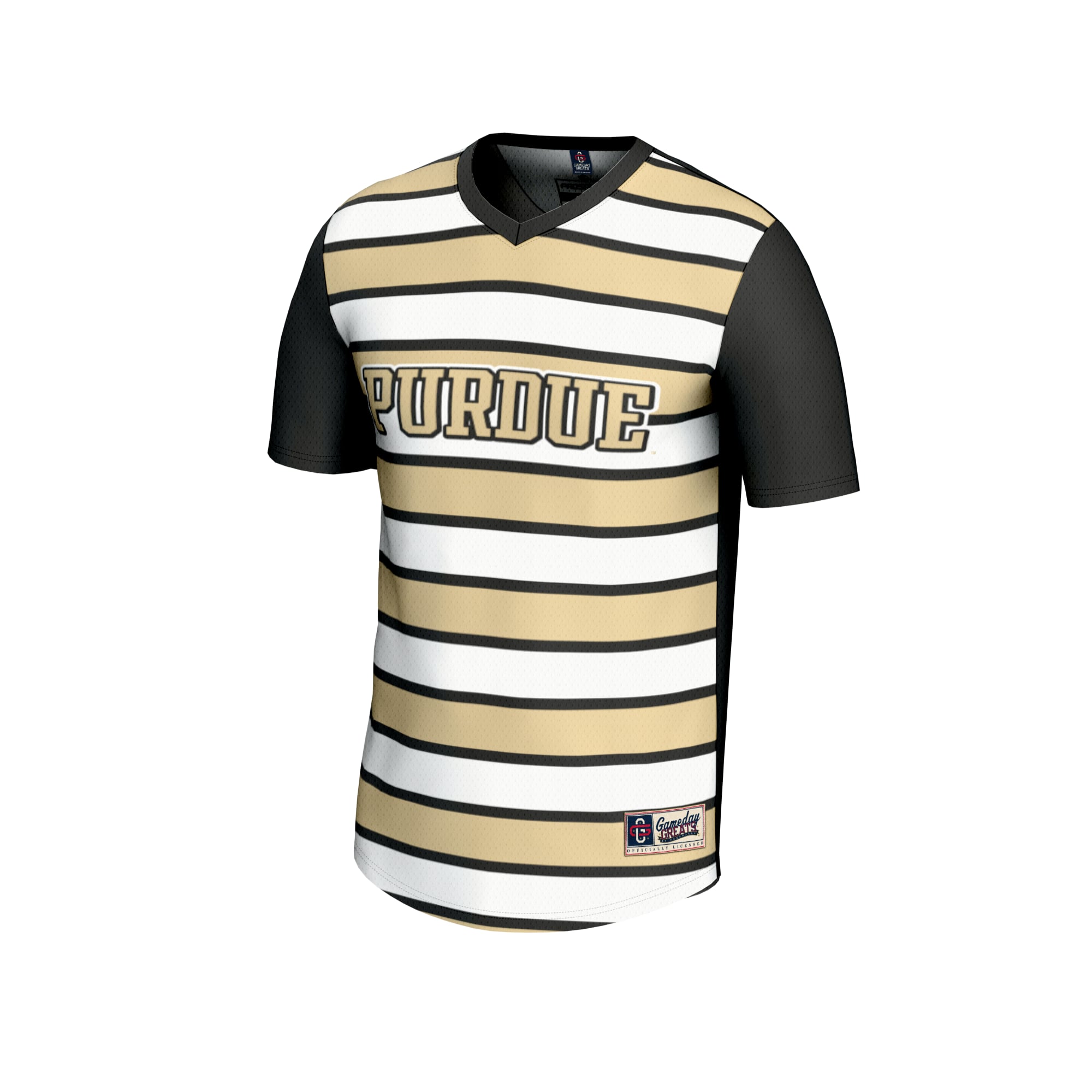 #1 Purdue Boilermakers GameDay Greats Youth Lightweight Soccer Fashion Jersey - Black