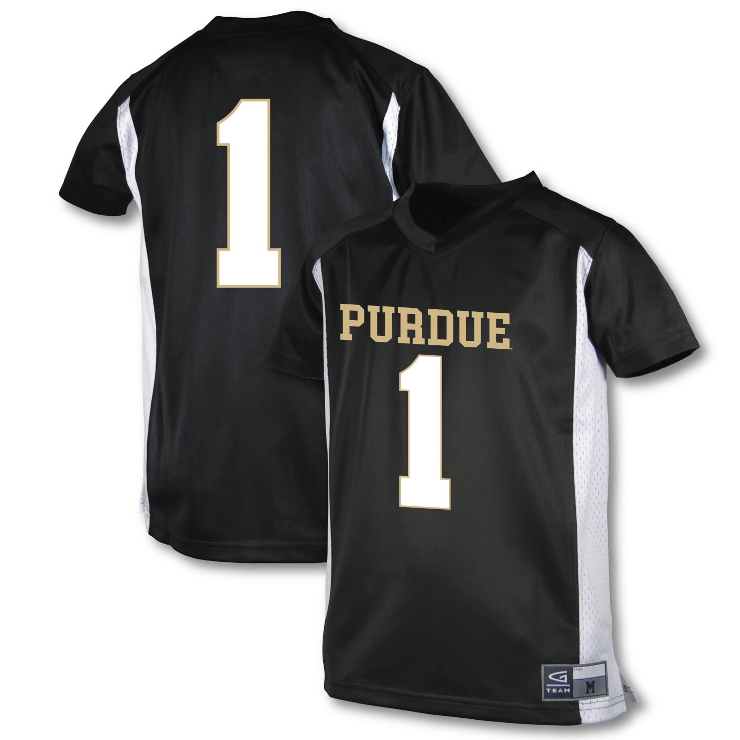 #1 Purdue Boilermakers Garb Youth Football Jersey - Black