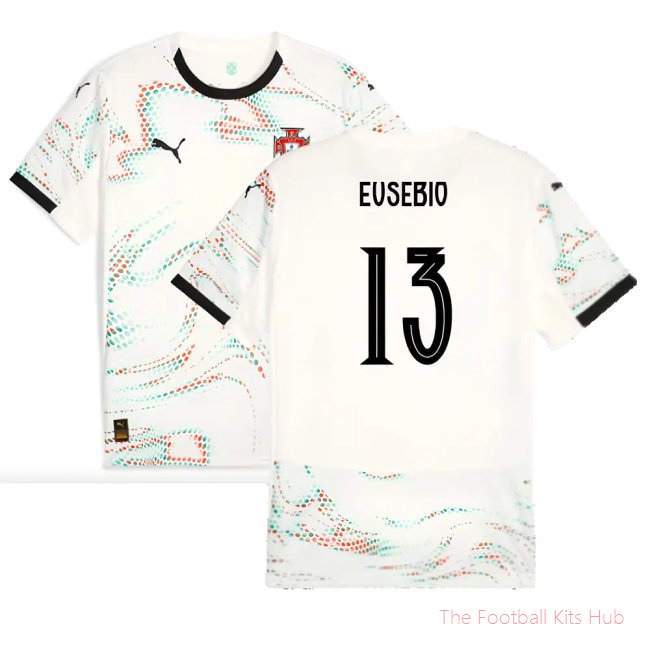 [LK] 2025/26 Portugal Away Shirt (Eusebio 13)