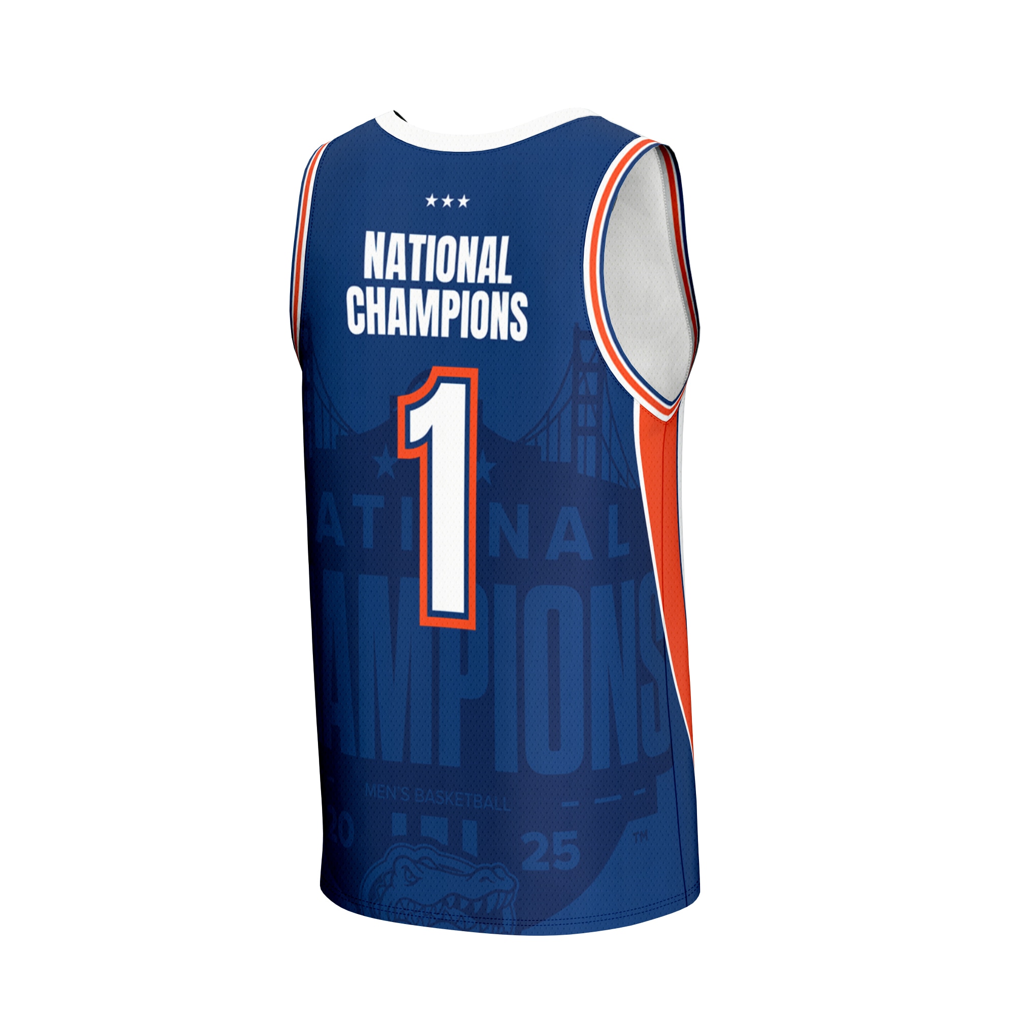 [NJP] Florida Gators GameDay Greats Unisex 2025 NCAA Men's Basketball National Champions Commemorative Fashion Jersey - White