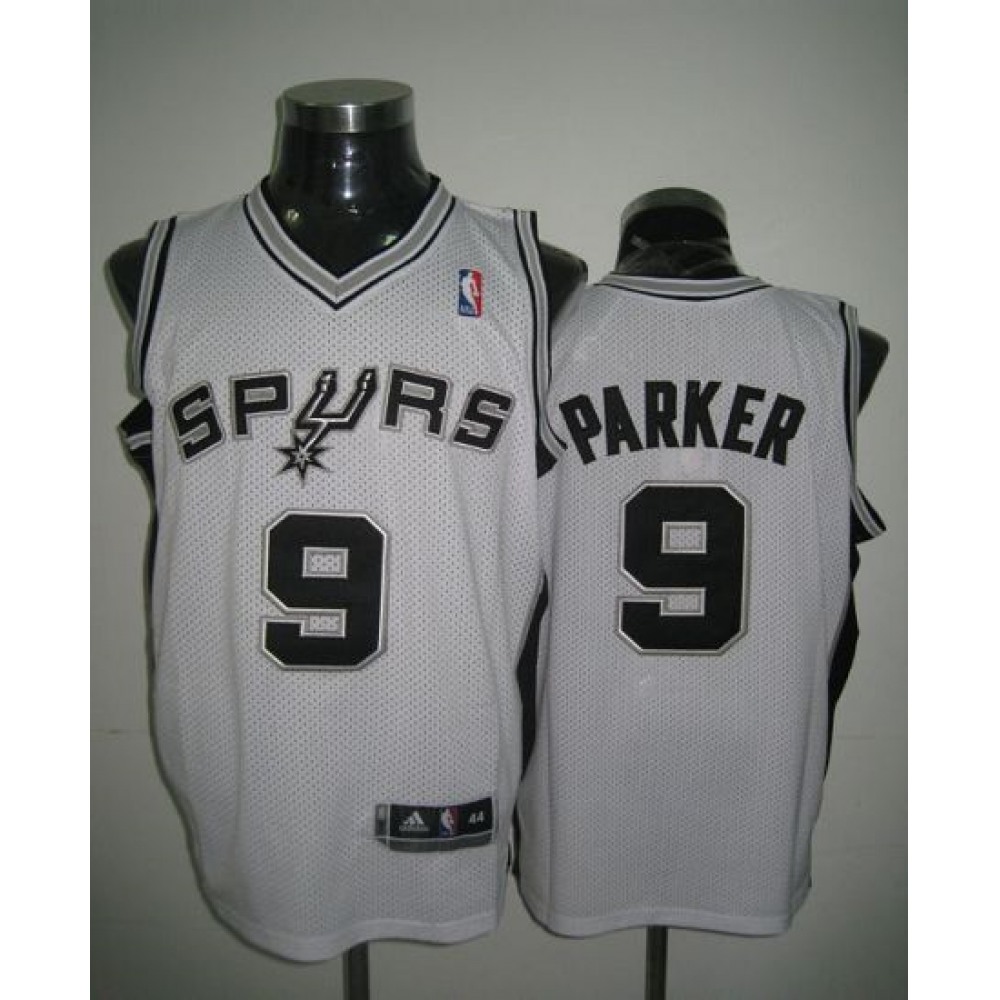 Revolution 30 Spurs #9 Tony Parker White Stitched NBA Jersey