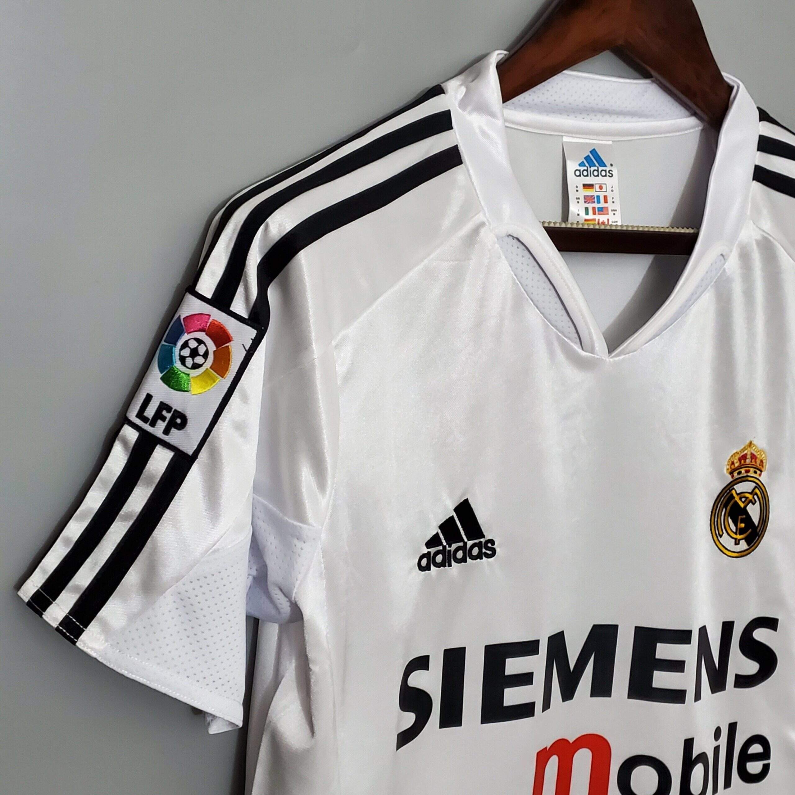 Cheap 2004-2005 Real Madrid Home retro kit