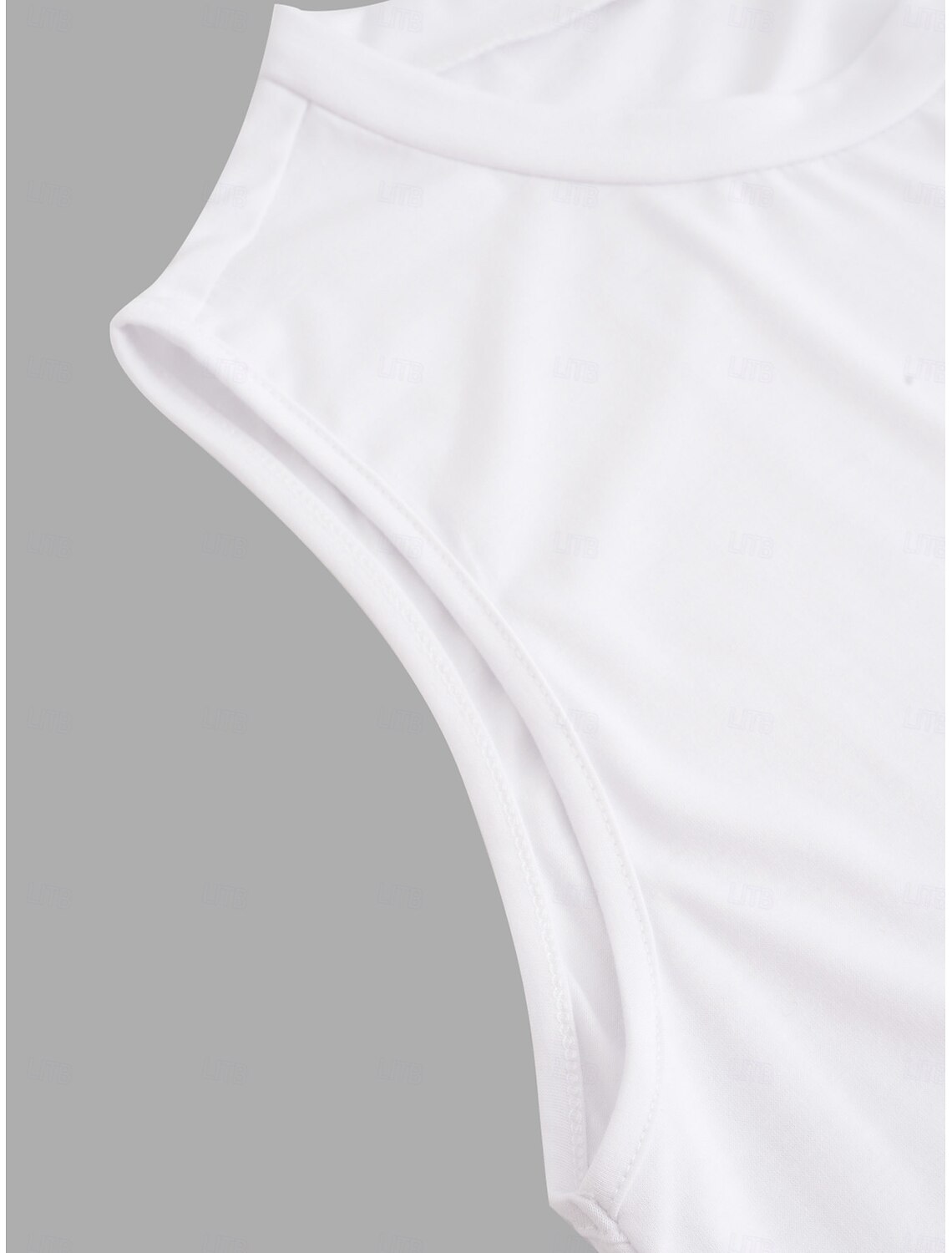 Women's Blouse Sleeveless Round Neck Asymmetrical Layered Elegant Draped Summer Spring Casual Workwear Regular Fit Versatile Top Clothing Apparel